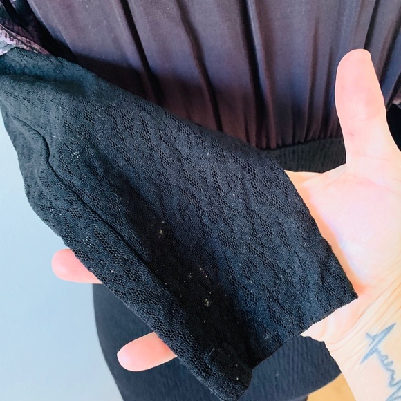 Vintage 80’s/90’s Long Sleeve Black Body Con Dress - Picture 5 of 8